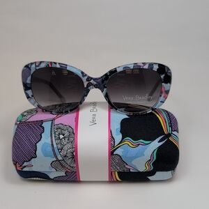 Vera Bradley Women's Floral Sunglasses - Black and Purple